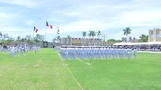 Ceremonia de Graduación de Cadetes de la Heroica Escuela Militar Generación 2023, en Antón Lizardo.