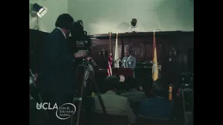 KTLA News: "Mayor Tom Bradley’s press conference on revenue and the Olympics" (1979)