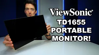 VIEWSONIC TD1655 FULL HD PORTABLE MONITOR REVIEW!