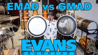 You want a fat kick sound!?! EVANS EMAD & GMAD!