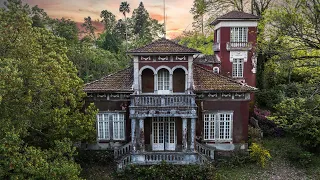 Majestic Abandoned Pink Palace in Portugal - Breathtaking Architecture!