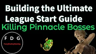 How to League Start Bows - Killing Pinnacle Bosses - Ultimate League Start Guide Part 3 POE 3.19