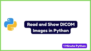 How to read and show DICOM Images using Python