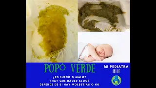 Por qué mi bebé hace verde