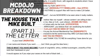 McDojo Breakdown: The House that Mike Built (part 1 - The Letter)