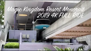 Magic Kingdom Resort Monorail 2019 4K Full Ride | Walt Disney World Orlando Florida