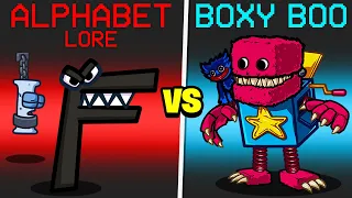 Boxy Boo vs Alphabet Lore Mod in Among Us