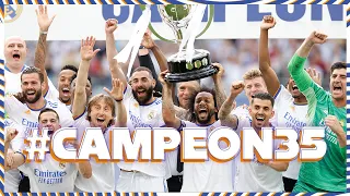LaLiga CHAMPIONS celebrations on the BERNABÉU pitch! | Real Madrid