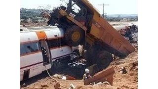 TRAIN VS DUMPTRUCK?!?!?!