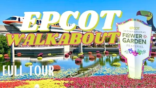 Epcot Walkabout F & G Fest 2024 | FULL TOUR | POV rides