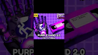 New Purple Hand 2.0 VHS Tutorial Poppy Playtime Chapter 4 #poppyplaytime #shorts