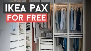 Custom IKEA PAX Wardrobe Build!!! How To Get It For FREE (0% Finance Hack)