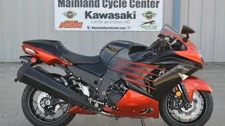 2014 Kawasaki ZX14R ABS Ninja Candy Burnt Orange  Overview and Review  For Sale $15,699