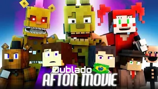 "AFTON - Full Movie" FNAF Minecraft Music Video Series | Dublado em português brasil (PT-BR)