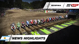 News Highlights in Italian | YPF Infinia MXGP of Argentina 2024 #MX #Motocross