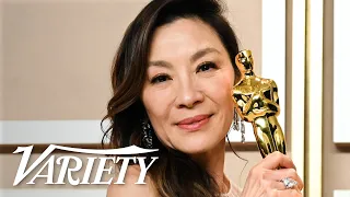 Michelle Yeoh - Best Actress in 'Everything Everywhere' - Full Oscar Backstage Pressroom Speech