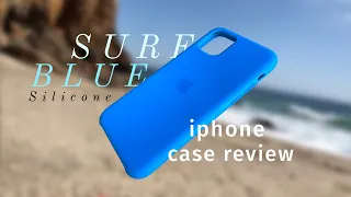 SURF BLUE Silicone Case 4k REVIEW - iPhone 11 pro