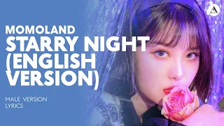 MOMOLAND - STARRY NIGHT (ENGLISH VERSION) | MALE VERSION + LYRICS