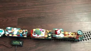 New Bright Holiday Express Christmas Train Set