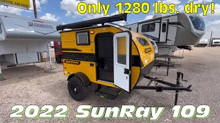 Why the 2022 SunRay 109 is the Perfect Teardrop Travel Trailer