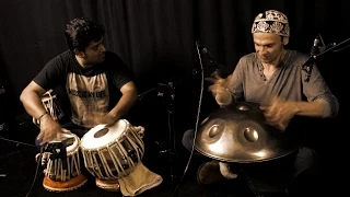 Nadishana & Amit Mishra, Handpan-Tabla jam in 9 beat (Mattatal)