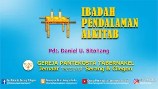 Ibadah Pendalaman Alkitab, 09 April 2020  - Pdt. Daniel U. Sitohang