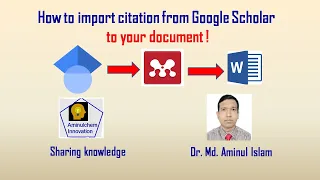 How to insert Google Scholar Citation to MS word