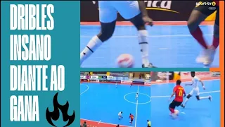 FUTSAL EM ANGOLA É ASSIM, DRIBLES ACIMA DE DRIBLES VS GANA || BEST MOMENTS🔥