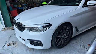 How To Install Front Lowering Springs on BMW 5 Series G30