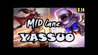 YASSUO Yasuo MID - Yasuo vs Ziggs Stream 8.14 Gameplay Season 8