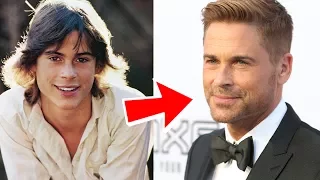 Rob Lowe from 3 to 53 years old