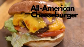 Air Fryer Burger | Making the All American Cheeseburger in Air Fryer