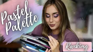 RANKING MY FAVORITE PASTEL EYESHADOW PALETTES! (So many indie brands!)