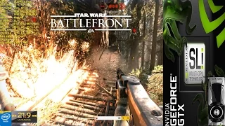 Star Wars Battlefront 3440x1440 Ultra Settings | GTX 1080 SLI | i7 5960X 4.5GHz