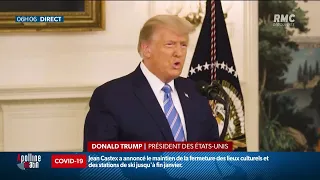 Invasion du capitole: Donald Trump a diffusé une vidéo dans laquelle il condamne la violence