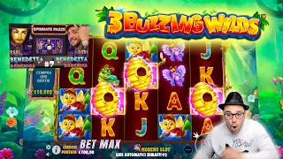 MORENO SLOT ONLINE - Bonus a BET MAX 💰 alla 3 BUZZING WILDS 🍯🐝🎰 | SPINNATE PAZZE 🤑 #7 |