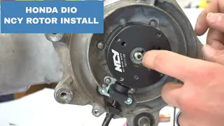 Honda elite NCY rotor installation