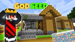 4 VILLAGE At Spawn 🤯 & 5 BLACKSMITH 🤩 || GOD SEED'S For Minecraft PE 1.20+ [HINDI]