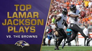 Top Plays: Lamar Jackson's Four Touchdown Game | Baltimore Ravens