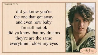 lyrics Charlie Puth Left And Right feat Jung Kook Lyrics