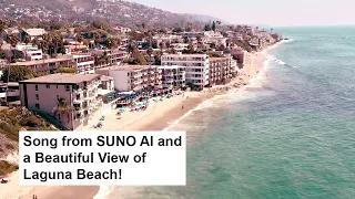 “The Gold Will Shine Again" at Beautiful Laguna Beach! - Suno AI and My Lyrics - 4k