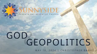"God and Geopolitics", Guest Speaker:  Christopher Banks