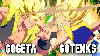 Dragon Ball FighterZ: Gogeta Vs. Gotenks Base, SSJ,  SSG, SSGSS + More (4K 60FPS)