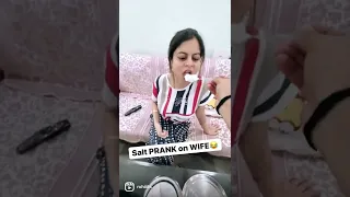 SALT Prank on WIFE 😂 #shorts