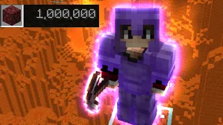 Mining 1,000,000 Netherack in Minecraft (Hardcore #22)