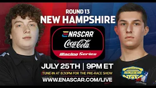 Live: eNASCAR Coca-Cola iRacing Series from New Hampshire