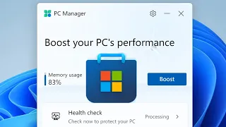 Microsoft PC Manager is Finally available from the Store & is out of Public Beta