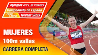 Final 100m vallas mujeres - Campeonato de España Atletismo Torrent 2023 - Laura Bankó