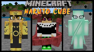 *AWESOME* Naruto Cube Addon! Modes, Clans, Doujutsus... (Minecraft Naruto Addon)