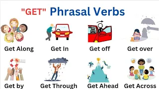 "GET"Phrasal verbs |Phrasal Verbs with meanings and sentences|Listen and practice